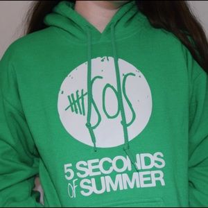 Vintage Green 5SOS Sweatshirt